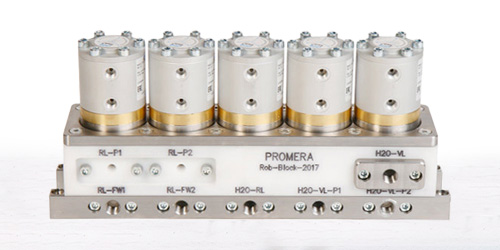 Testa di miscelazione a bassa pressione con raccordi