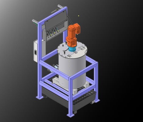 Ampliamento singolo per stazione di pompaggio doppia industriale FMB-250